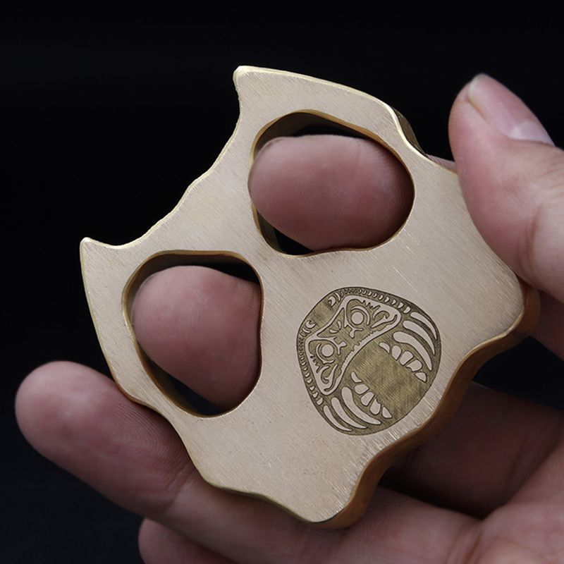 Brass Pet Shape Outdoor Bottle Opener EDC Knuckle Dusters
