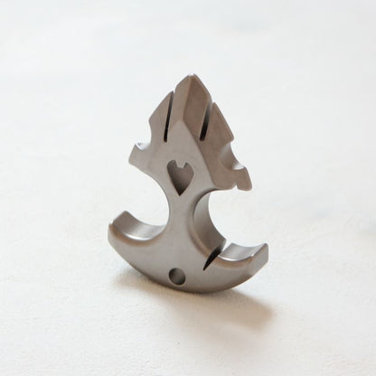 Mini Titanium Backpack Knuckle Dusters Outdoor Easy Carry EDC Tool