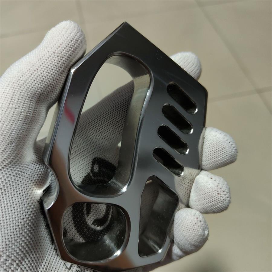 Titanium Alloy Polished Fine Large Rope Hole Knuckle Dusters
