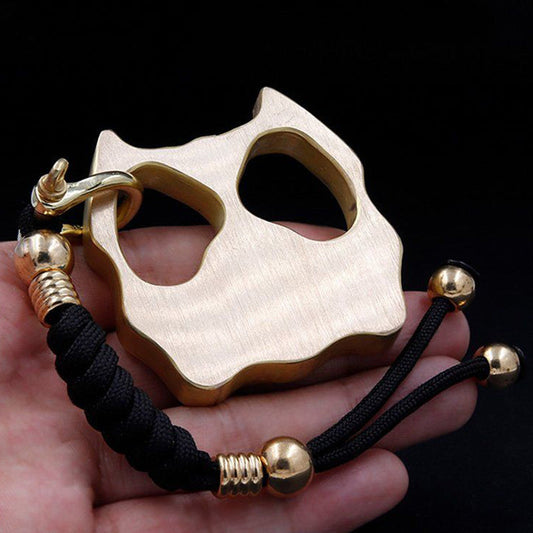 Brass Pet Shape Outdoor Bottle Opener EDC Knuckle Dusters