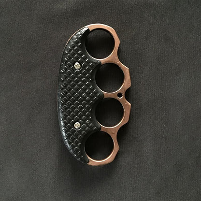 Black Covered Outdoor EDC Portable Knuckle Dusters