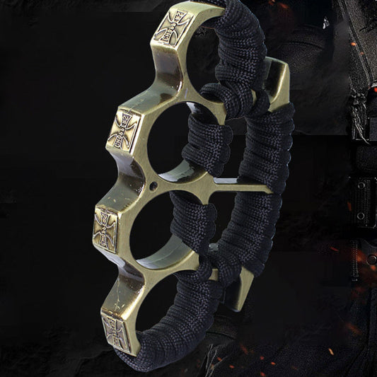 Multicolor With rope Four Finger Outdoor EDC Knuckle Dusters