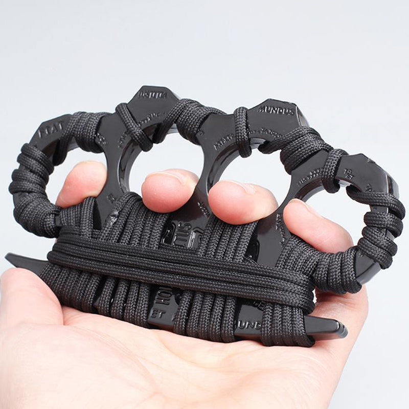 Thickened Solid Rope Outdoor Knuckle Dusters