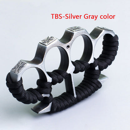 Multicolor With rope Four Finger Outdoor EDC Knuckle Dusters