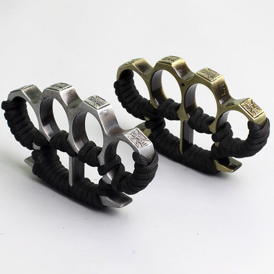 Multicolor With rope Four Finger Outdoor EDC Knuckle Dusters