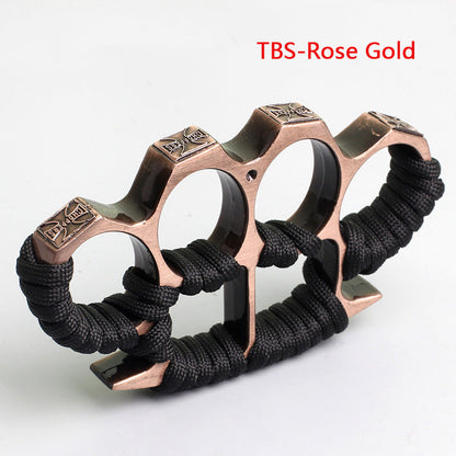 Multicolor With rope Four Finger Outdoor EDC Knuckle Dusters