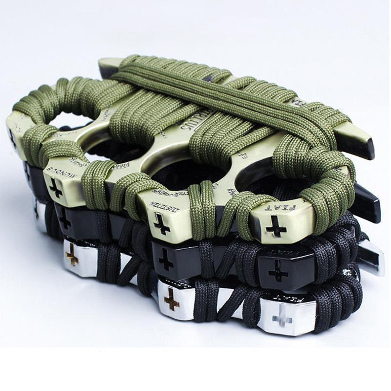 Thickened Solid Rope Outdoor Knuckle Dusters