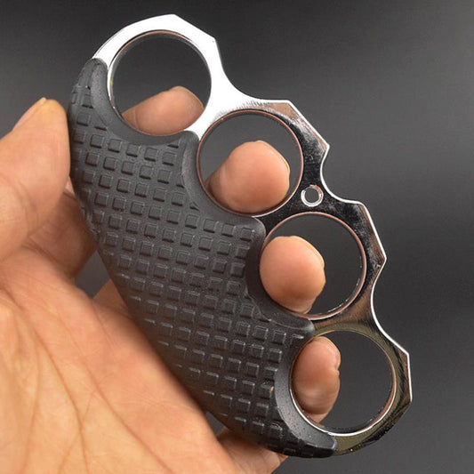 Black Covered Outdoor EDC Portable Knuckle Dusters