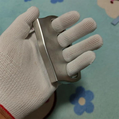 304 Stainless Steel Four Hole Knuckle Dusters EDC Outdoor Tool