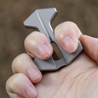 Mini Thickened Knuckle Dusters EDC Bottle Opener with Lanyard