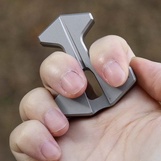 Mini Thickened Knuckle Dusters EDC Bottle Opener with Lanyard