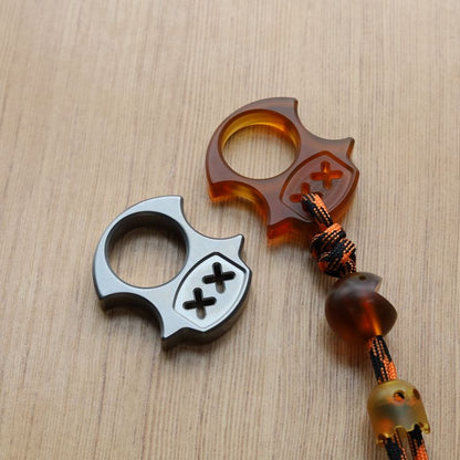 Multi-style Mini EDC Knuckle Dusters ecoration Tool with No Lanyard