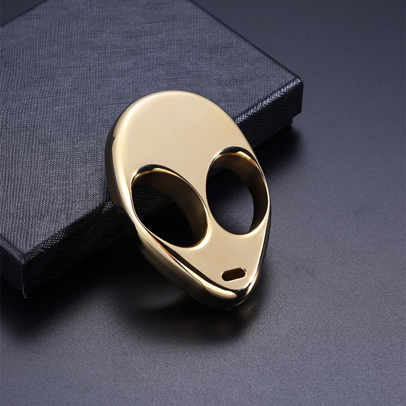 Alien Brass Knuckle Dusters Portable EDC Tool