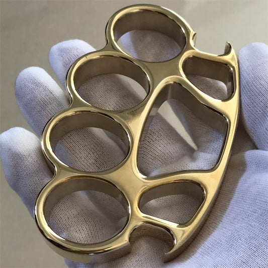 Outdoor Tool with Mirror Surface Knuckle Dusters Bottle Opener Savage EDC