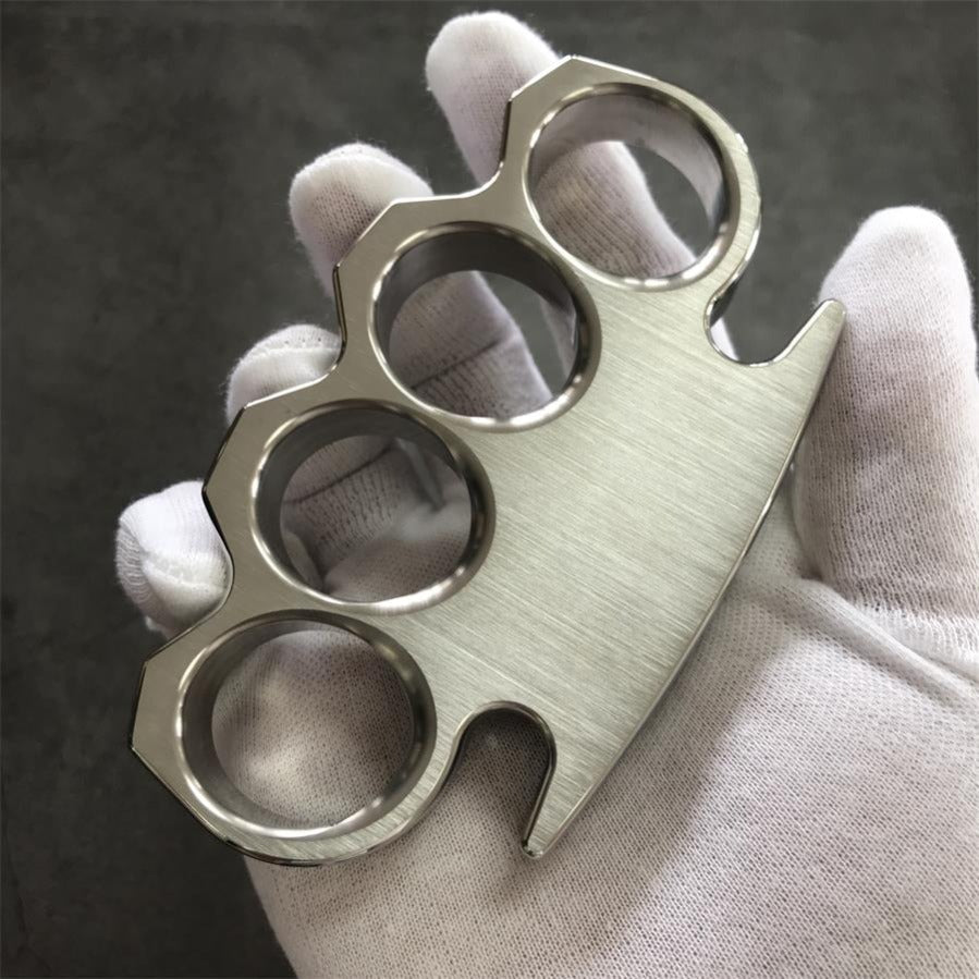 Brushed Finish and Mirror Polished Steel Knuckle Dusters
