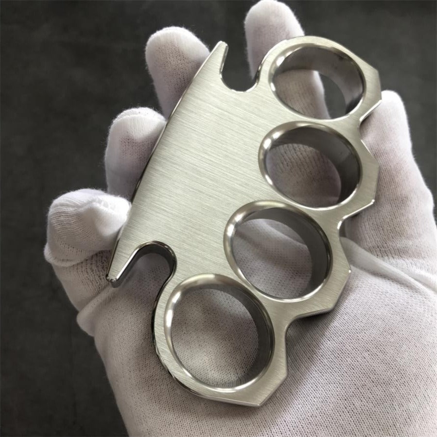Brushed Finish and Mirror Polished Steel Knuckle Dusters