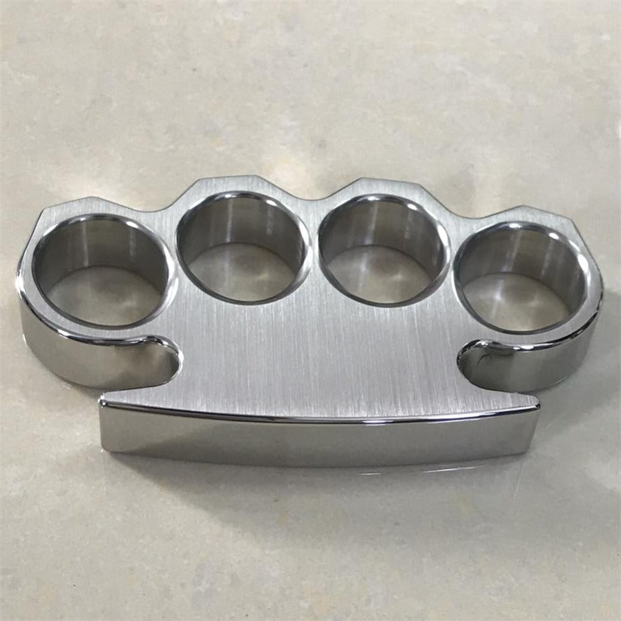 Brushed Finish and Mirror Polished Steel Knuckle Dusters