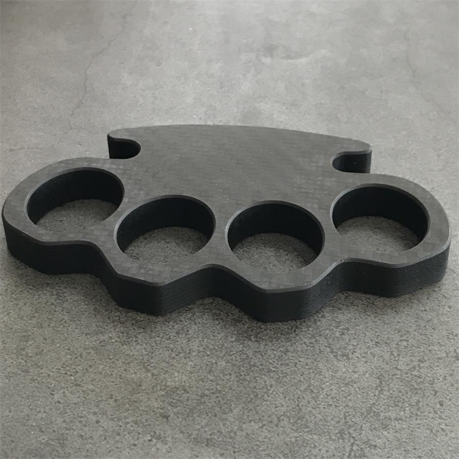 Classic Carbon Fiber Lightweight Knuckle Dusters Outdoor Tool