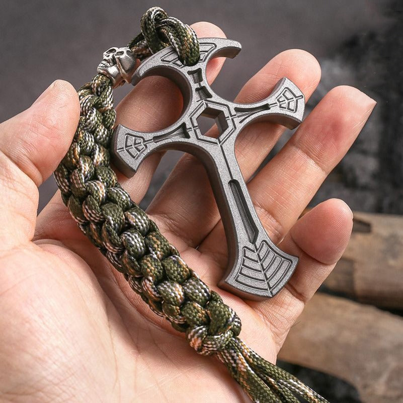 Cross Bottle Opener EDC Knuckle Dusters Outdoor Tool