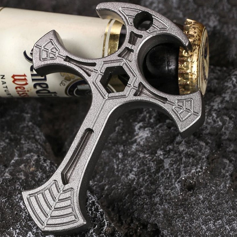 Cross Bottle Opener EDC Knuckle Dusters Outdoor Tool
