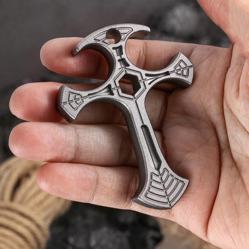 Cross Bottle Opener EDC Knuckle Dusters Outdoor Tool