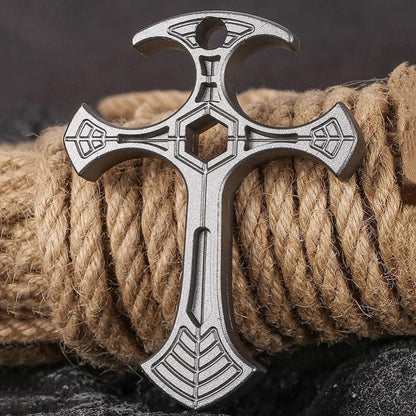Cross Bottle Opener EDC Knuckle Dusters Outdoor Tool