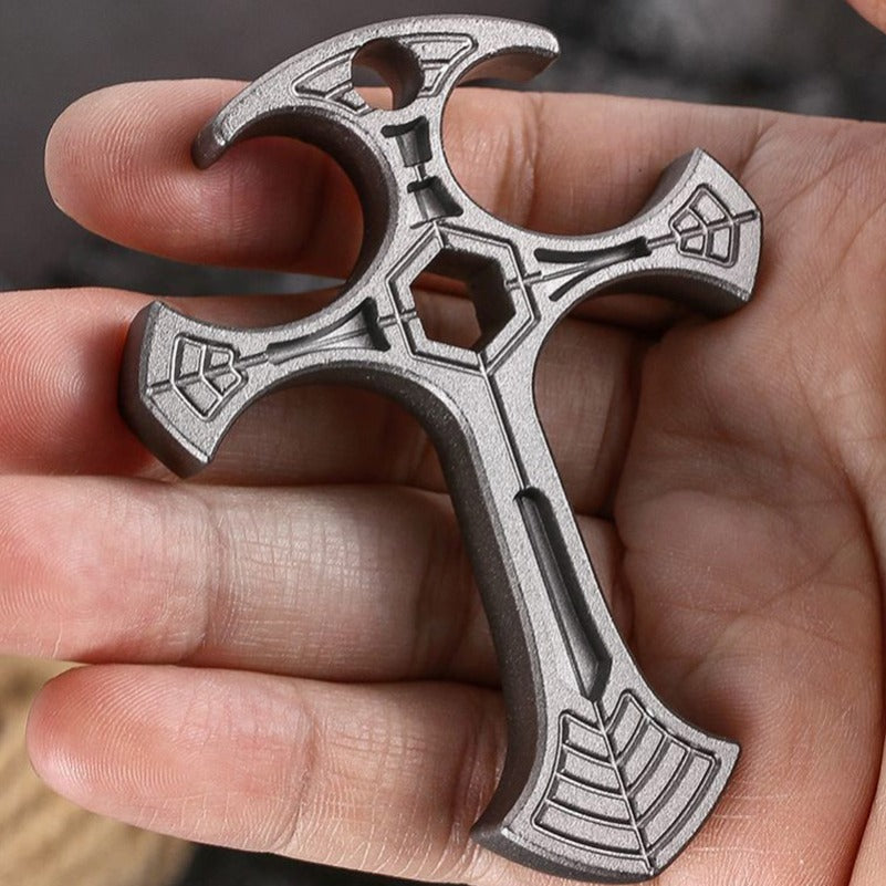 Cross Bottle Opener EDC Knuckle Dusters Outdoor Tool