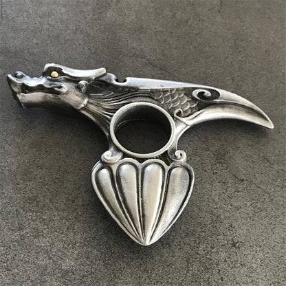 EDC Creative Knuckle Duster Dragon Pattern Tool