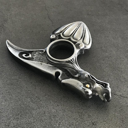 EDC Creative Knuckle Duster Dragon Pattern Tool