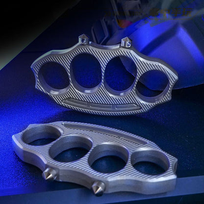 Emergency Self‑Defense Knuckle Duster Detachable Window Punch Tool