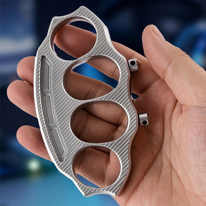 Emergency Self‑Defense Knuckle Duster Detachable Window Punch Tool
