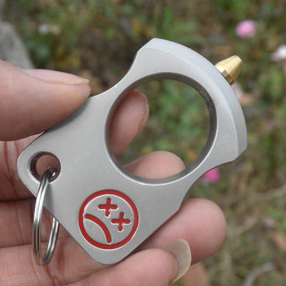 Single Convenient Backpack Keychain Knuckle Dusters