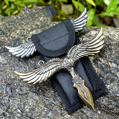 Outdoor Eagle Sheep Shape Travel Keychain Knuckle Dusters