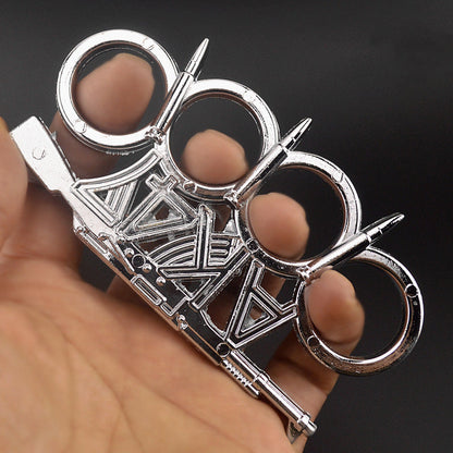 Multi-style Four Finger Outdoor Pocket  EDC Knuckle Dusters