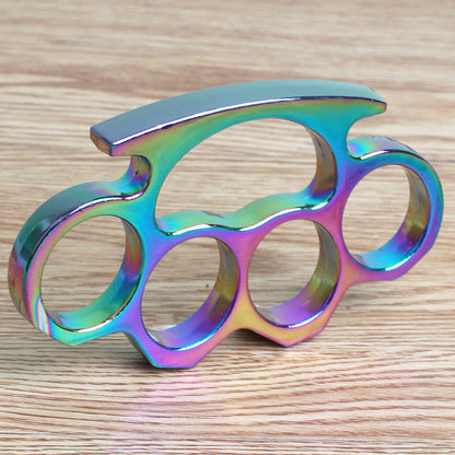 Dazzle Colorful Thickened Four Finger Outdoor Knuckle Dusters