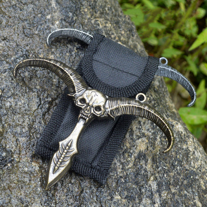 Outdoor Eagle Sheep Shape Travel Keychain Knuckle Dusters