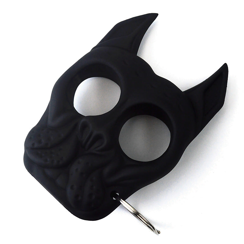 Creative Two Finger Dog Keychain Knuckle Dusters
