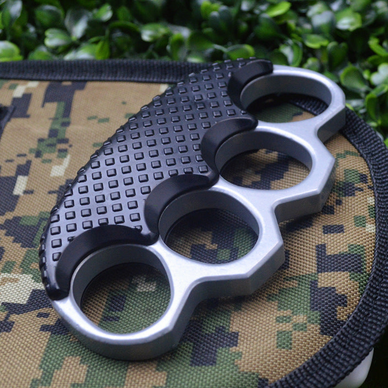 Thickened Clip Black-Silver Outdoor EDC Knuckle Dutsers