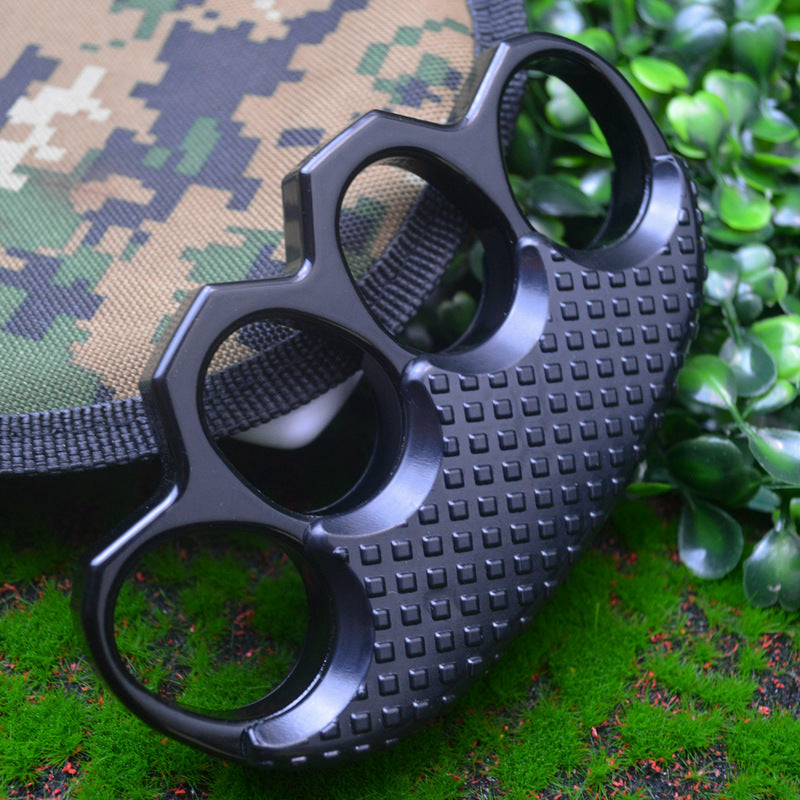 Thickened Clip Black-Silver Outdoor EDC Knuckle Dutsers