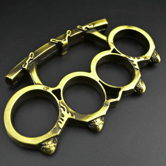 Small Bronze EDC Outdoor Knuckle Dusters