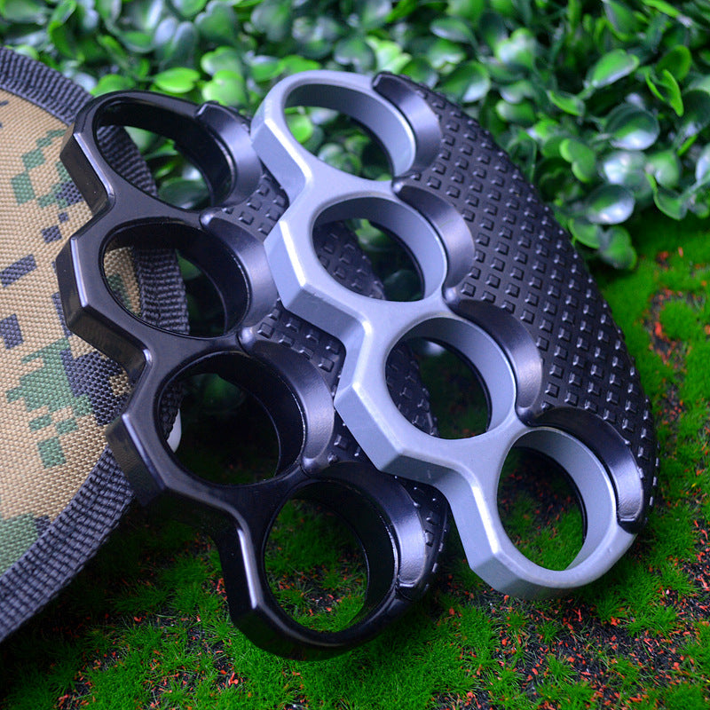Thickened Clip Black-Silver Outdoor EDC Knuckle Dutsers