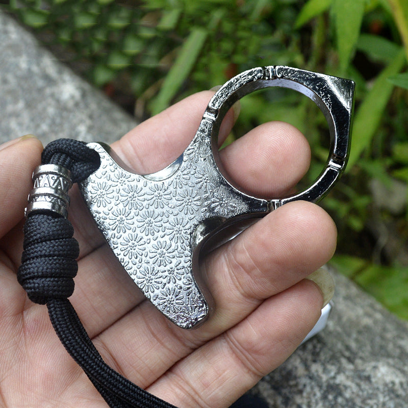 Thickened Zinc One Finger EDC Knuckle Dusters