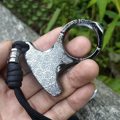 Thickened Zinc One Finger EDC Knuckle Dusters