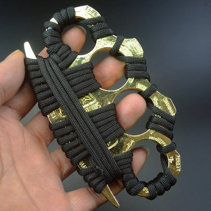 Thickened Solid Rope Outdoor Knuckle Dusters