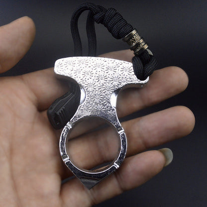 Thickened Zinc One Finger EDC Knuckle Dusters