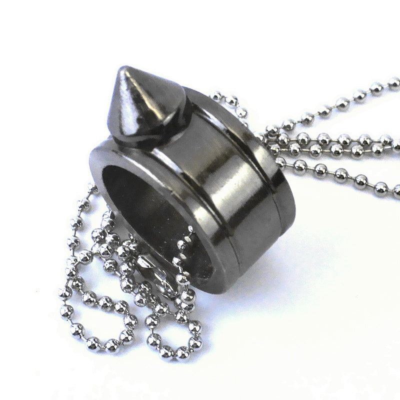 One Finger Ring Pendant Pocket EDC Knuckle Dusters