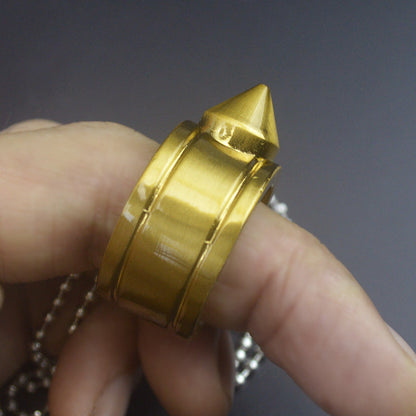 One Finger Ring Pendant Pocket EDC Knuckle Dusters