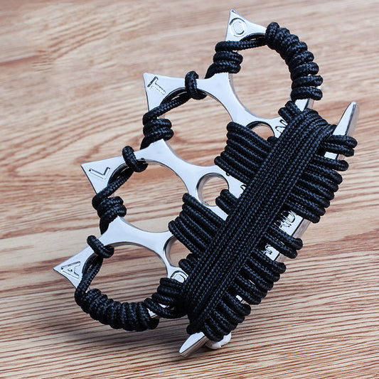 Outdoor Four-finger Three-color Optional Umbrella Knuckle Dusters