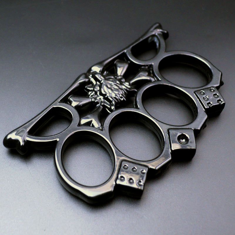 Outdoor Wolf Head Gloves EDC Knuckle Dutsers