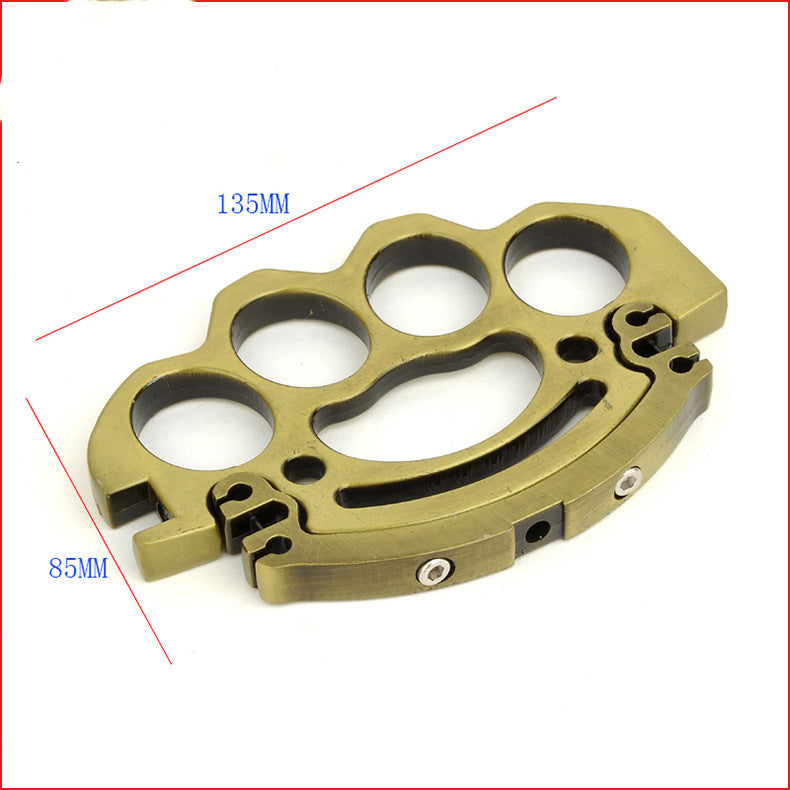 Multi-function Outdoor Four-finger Knuckle Dusters Slingshot